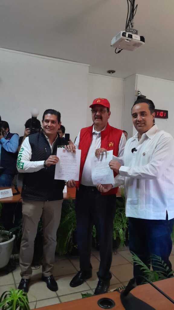 Formalizan coalición "Juntos Seguimos Haciendo Historia" en Michoacán