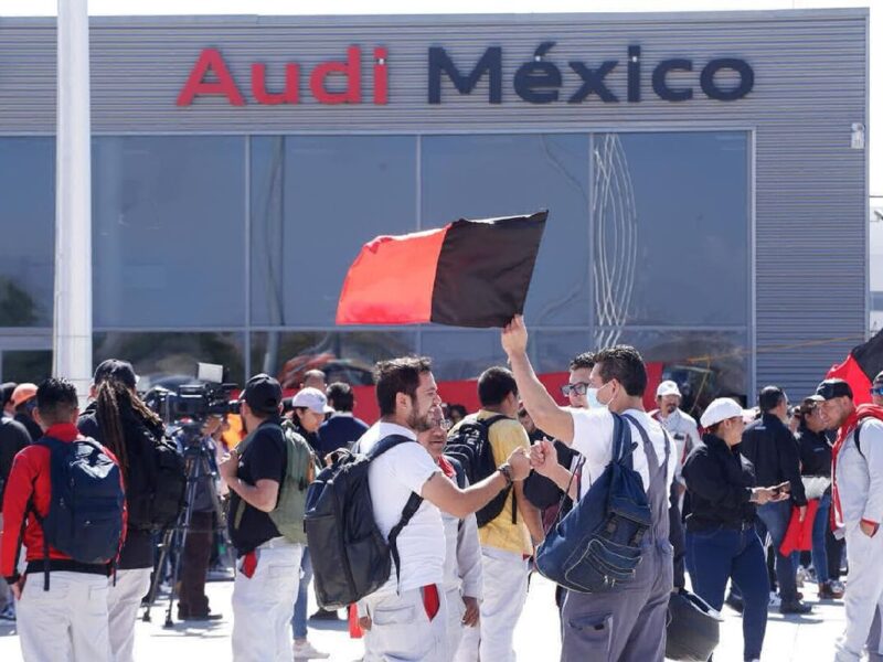 Huelga en Audi de México