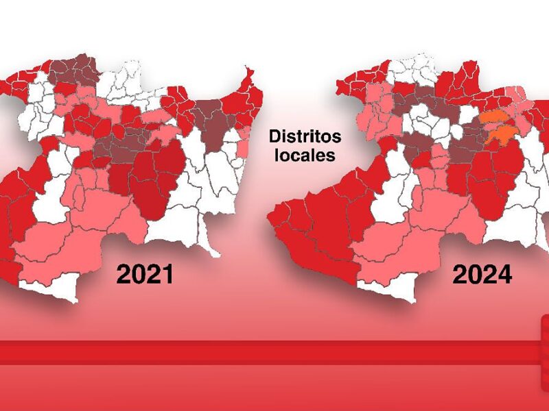 mapa de la redistritación electoral Michoacán para 2024
