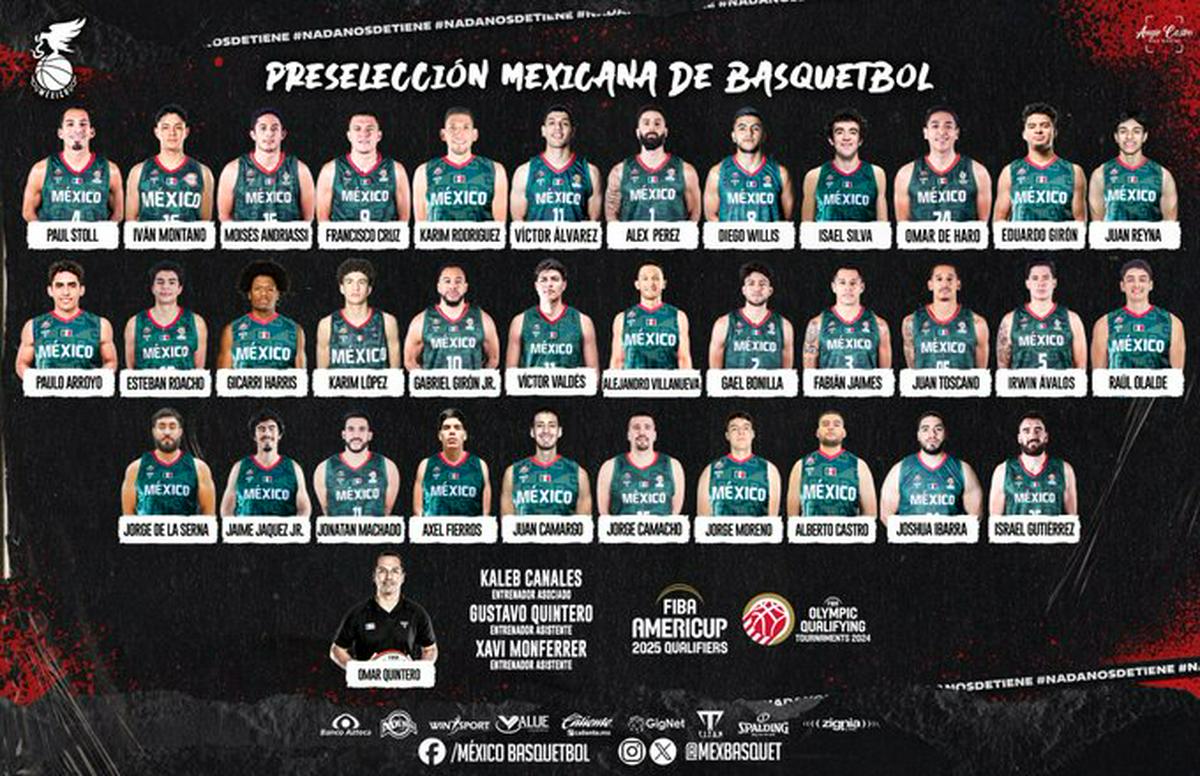 Mexicanos en la NBA en la preselección mexicana de basquetbol