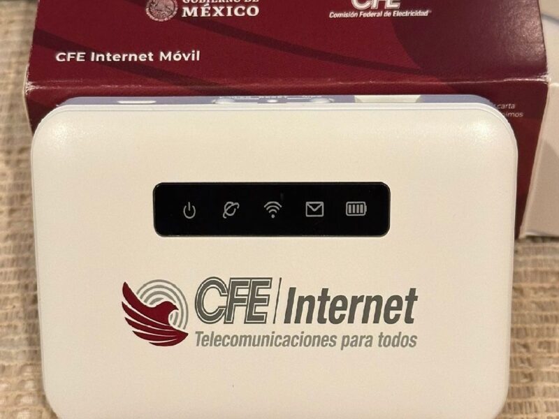 Presentan el internet CFE MiFi para México