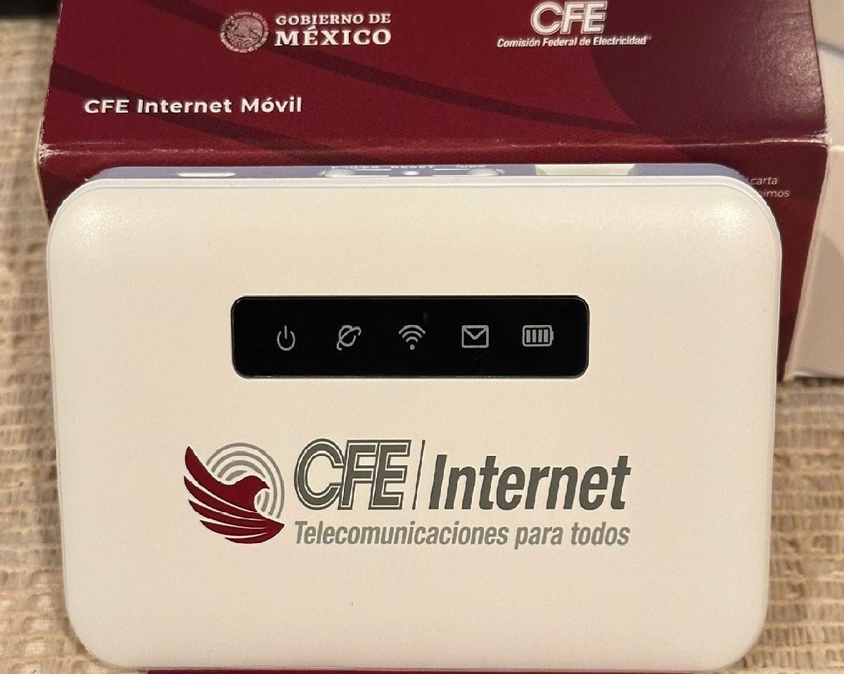 Presentan el internet CFE MiFi para México