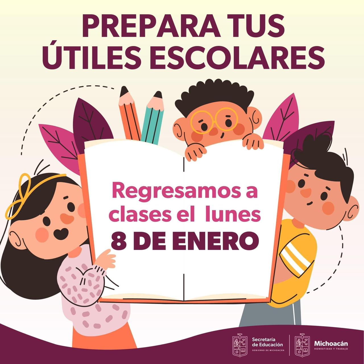 estudiantes regresarán de vacaciones