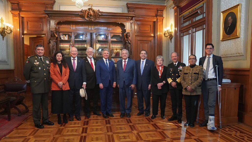 Reunión de AMLO con los congresistas de EEUU