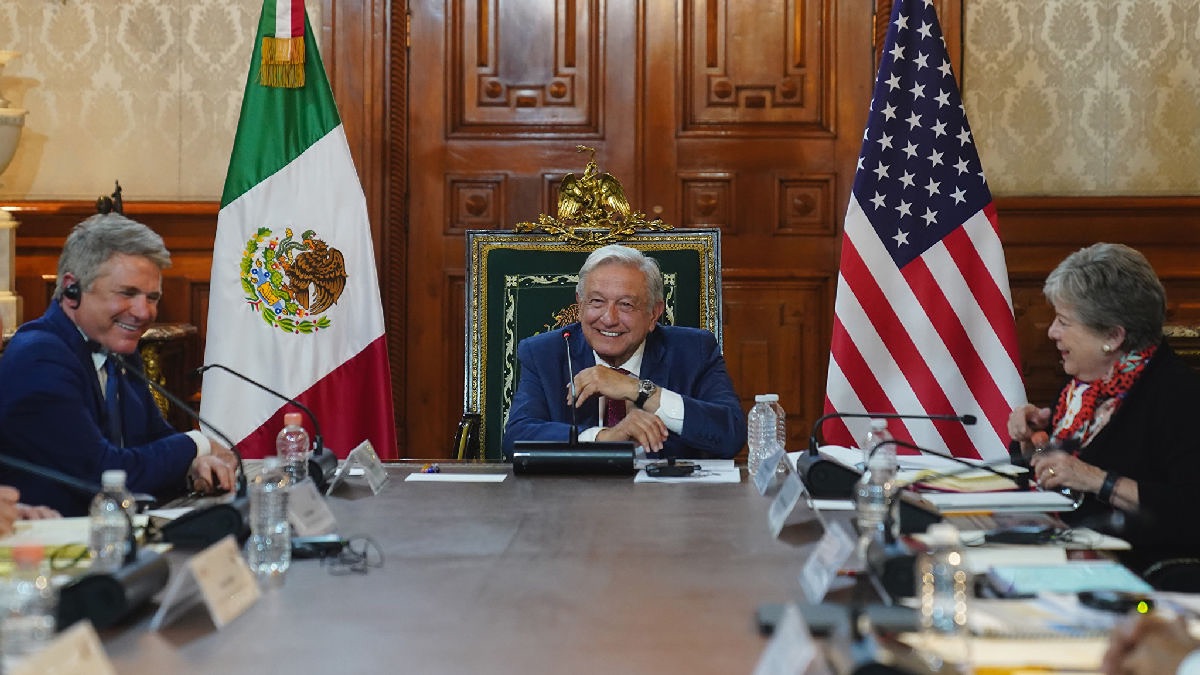 Reunión de AMLO con los congresistas de EEUU