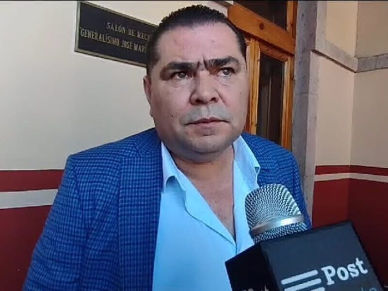 Rogelio Andrade líder del Sindicato de Trabajadores al Servicio del Congreso (Foto. Cortesía)