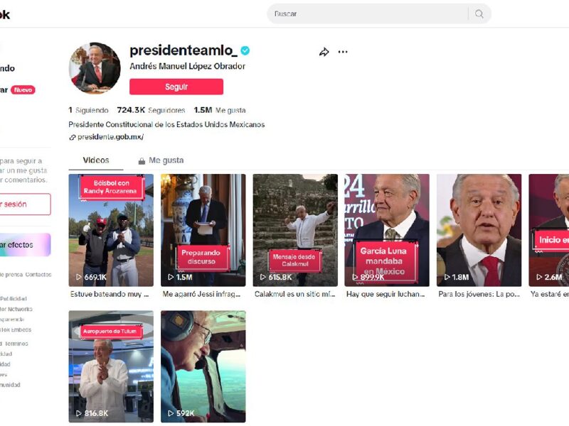 Seguridad de AMLO en TikTok