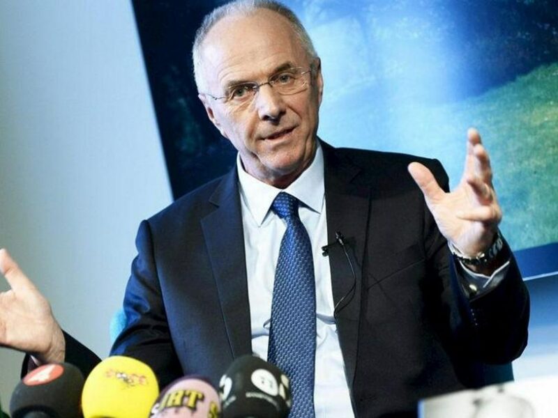 Sven-Goran Eriksson comparte su diagnóstico de cáncer