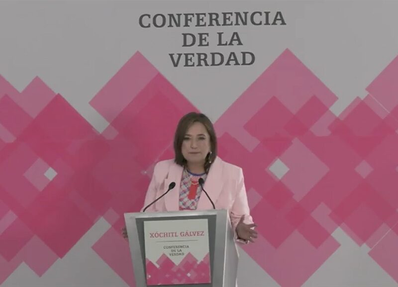 Xóchitl Gálvez Lanza Conferencia de la Verdad