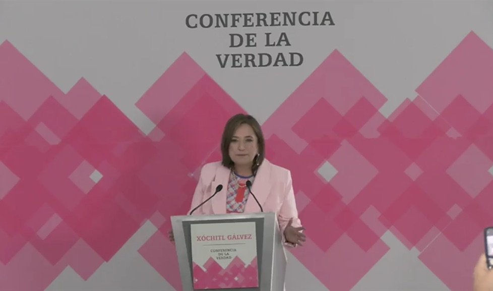 Xóchitl Gálvez Lanza Conferencia de la Verdad