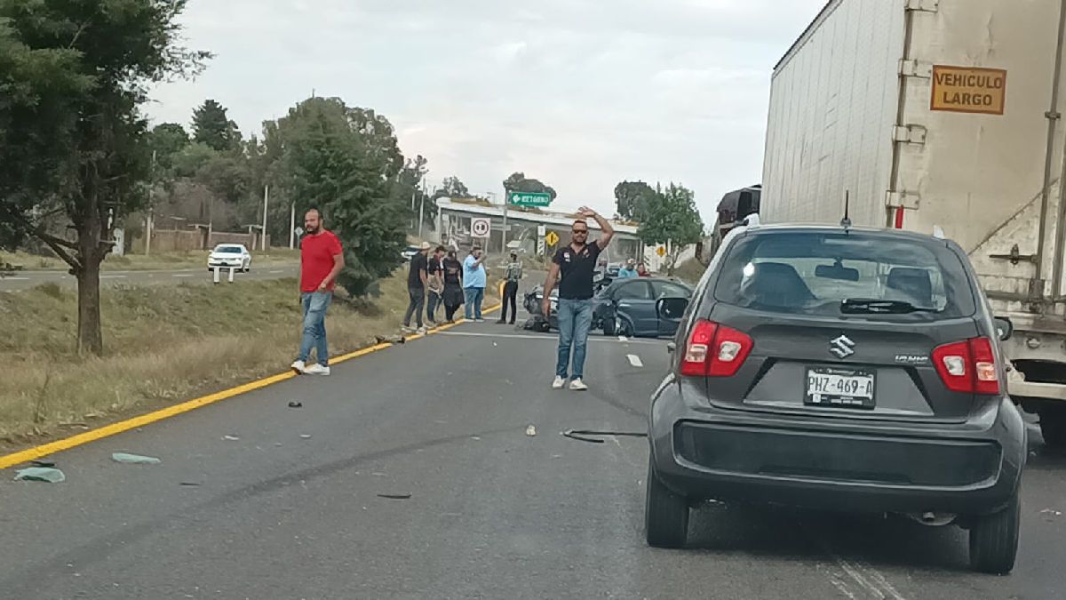 Accidente en la Morelia - Pátzcuaro