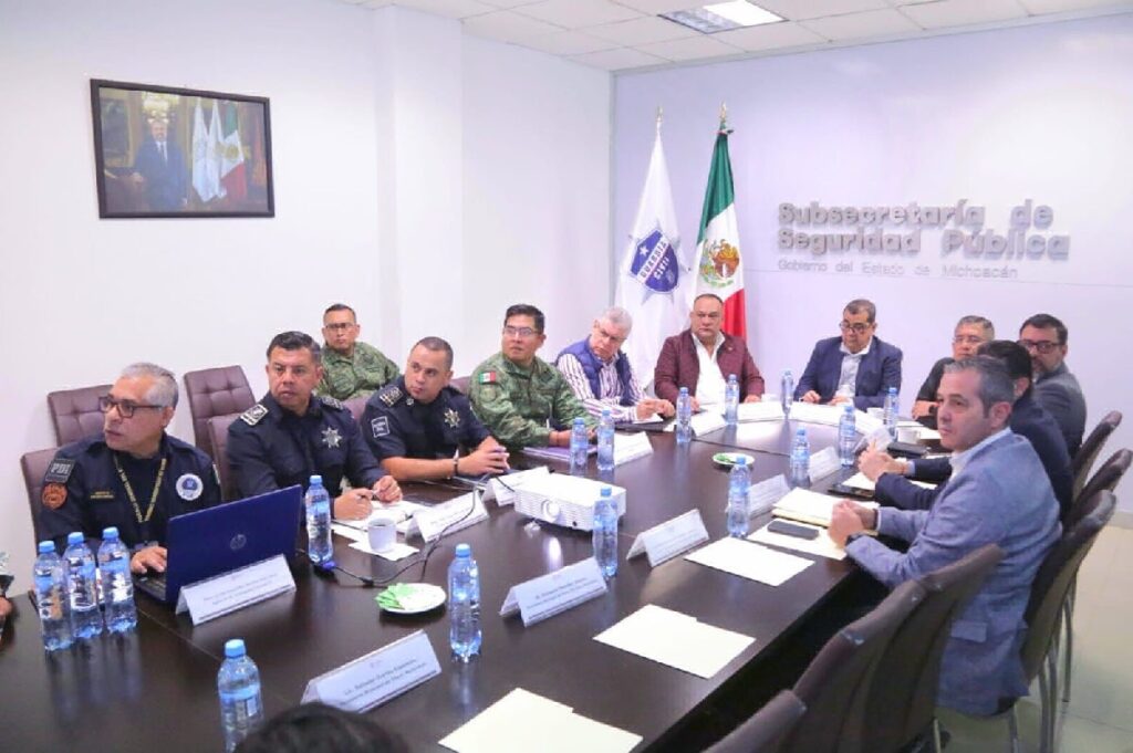 alcalde de Morelia se suma a la Mesa de Seguridad de Segob