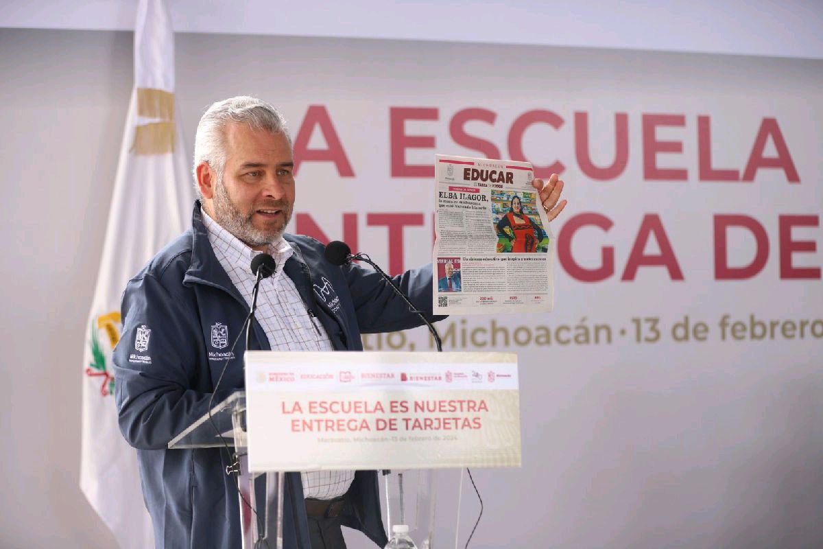 Bedolla reconoce prácticas ambientales para prescolar