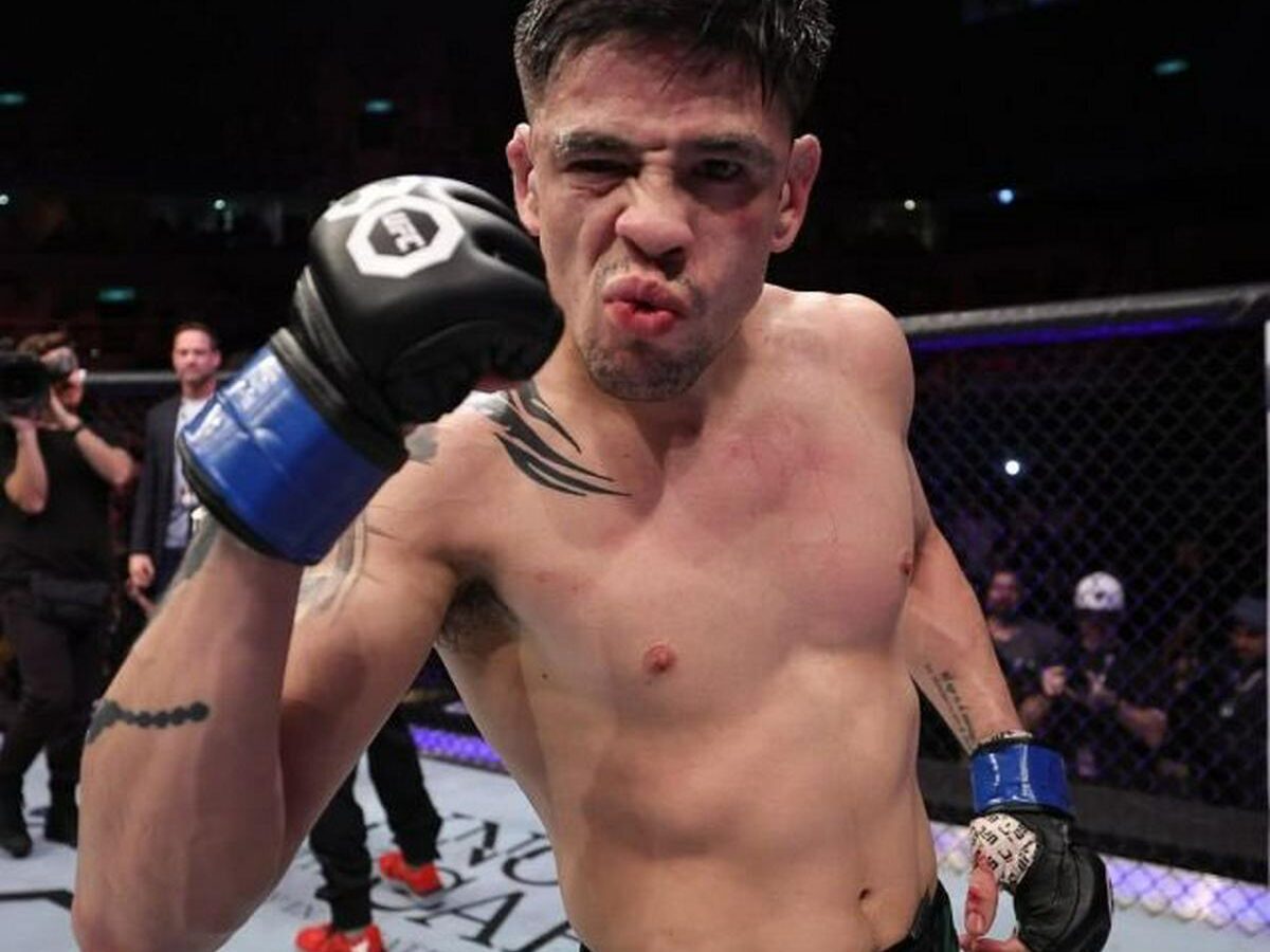 Brandon Moreno no logró vencer a su rivan en la UFC México