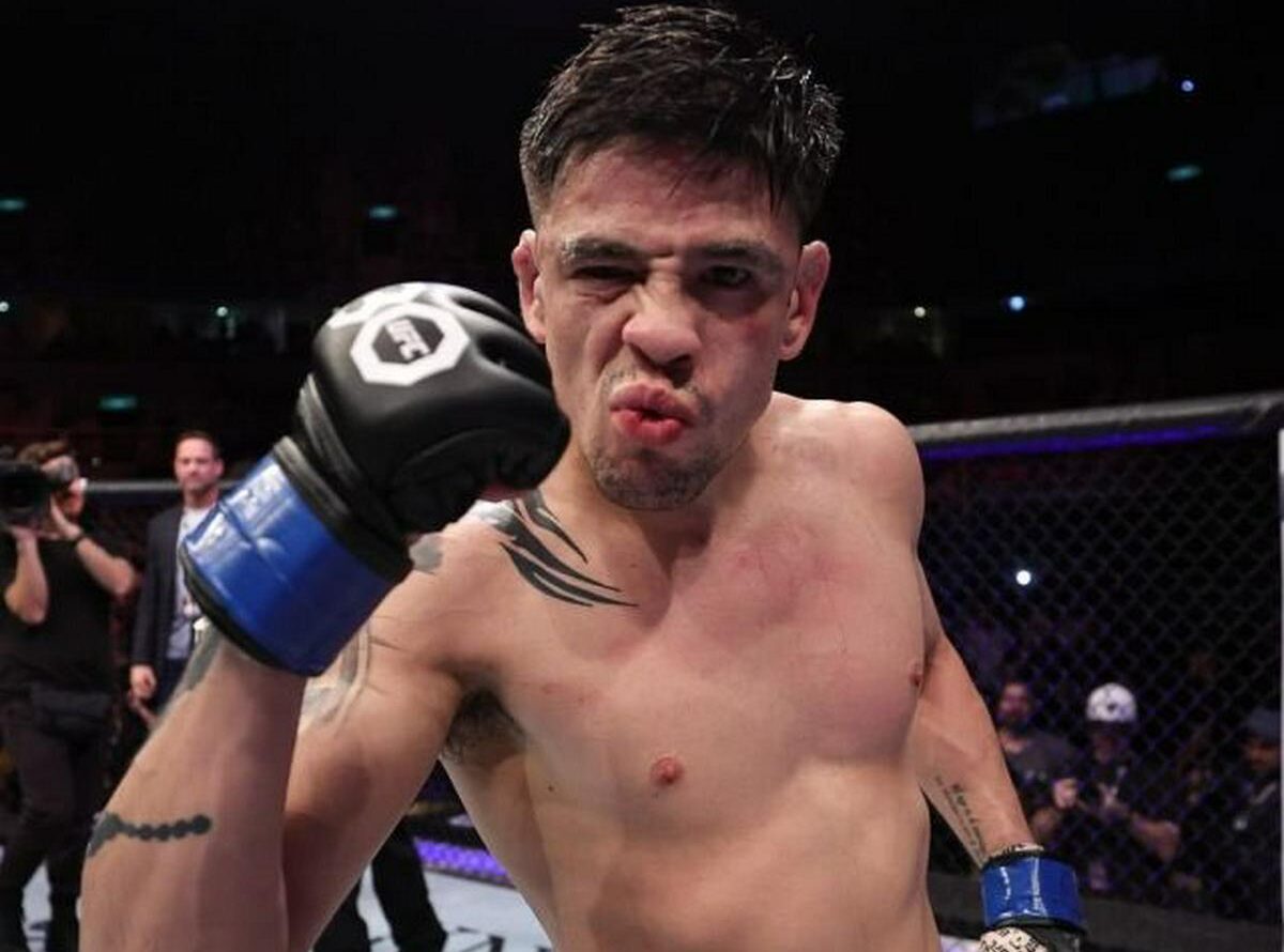 Brandon Moreno no logró vencer a su rivan en la UFC México