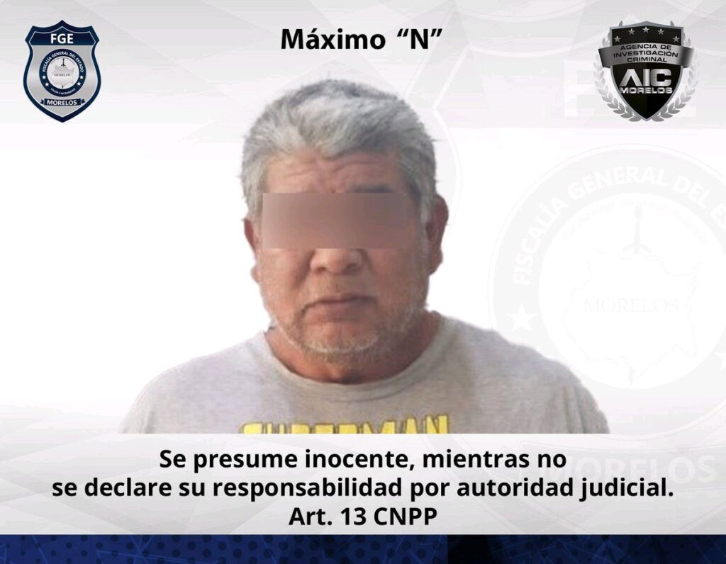 Capturan a sujeto por violación agravada en Morelos