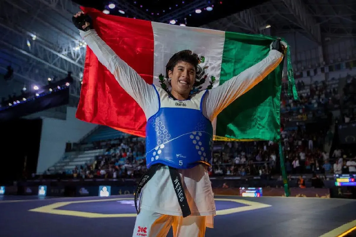 carlos sansores oro en taekwondo 1