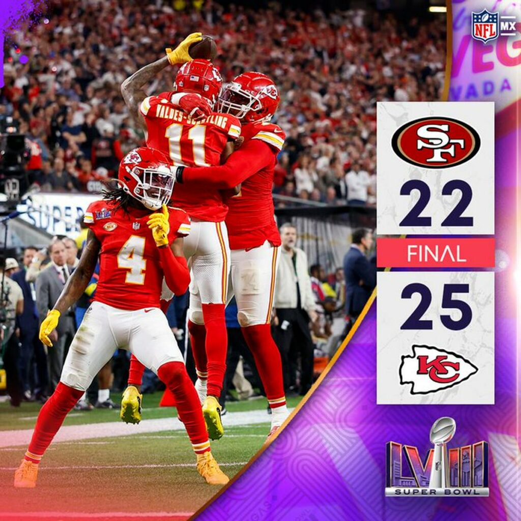 Chiefs son bicampeones de la NFL