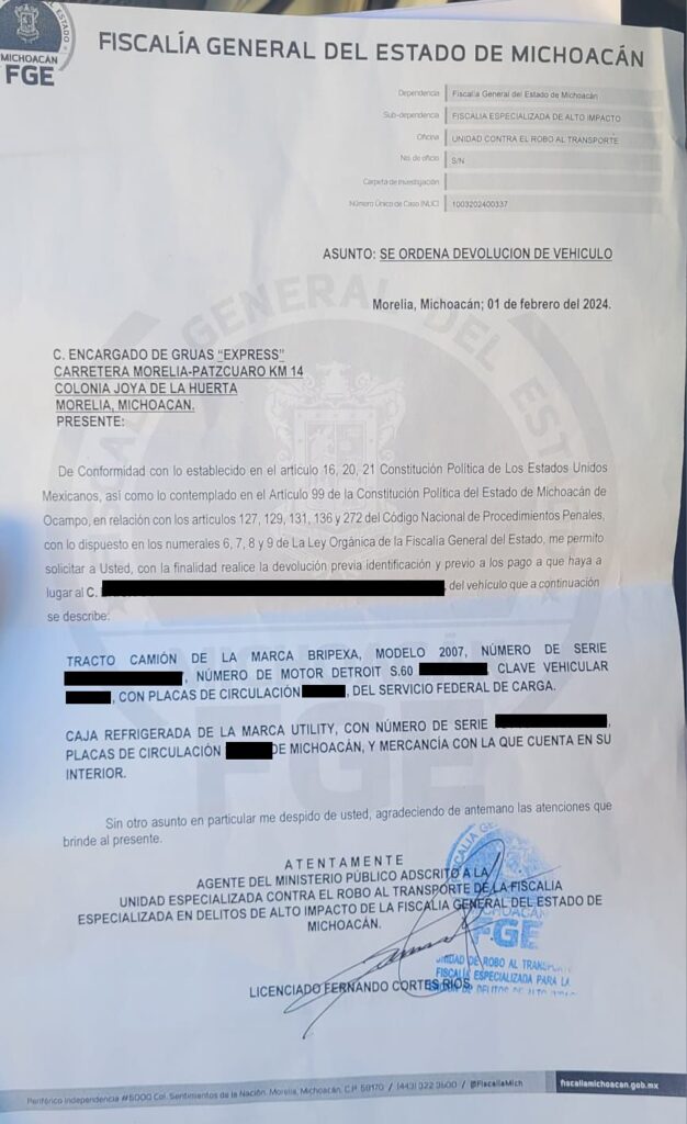 documentos de la fge revela extorsíón