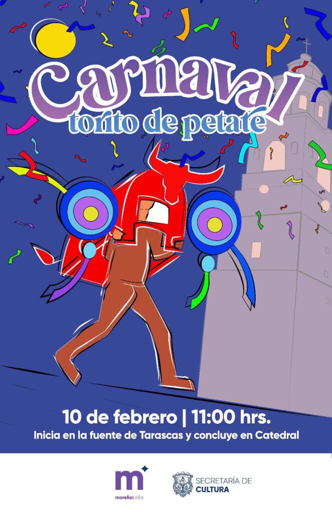el carnaval se realizará en Morelia el 10 de febrero