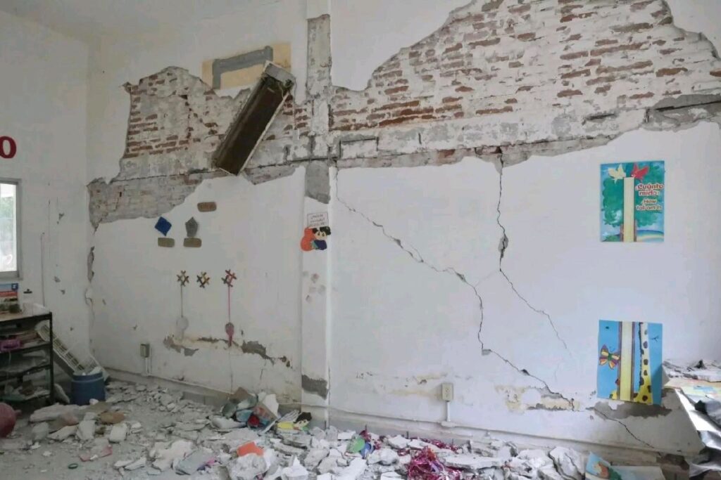 El Rezago educativo en Michoacán por sismo