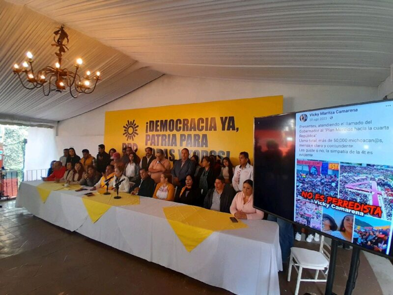 exhiben crisis interna del PRD Michoacán