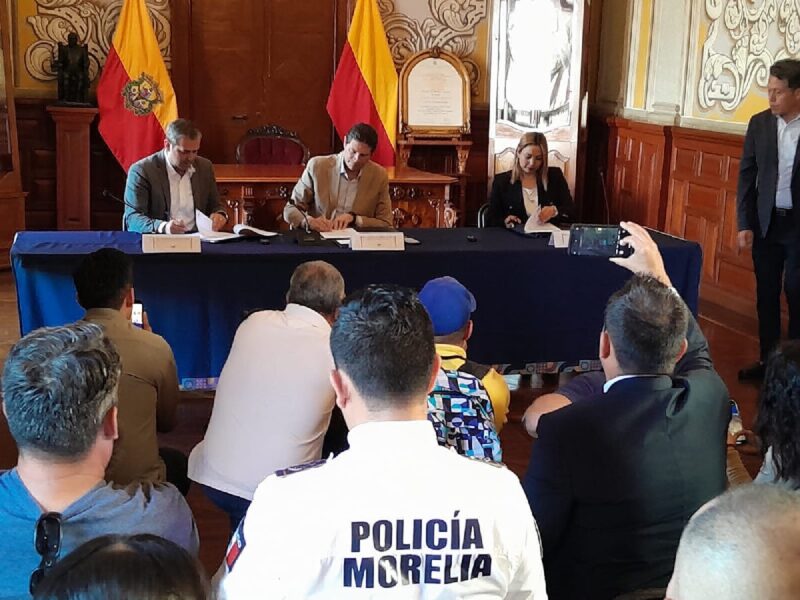 Firman acuerdo para que Policía de Morelia haga actos de investigación