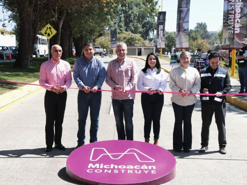 fortalecen infraestructura en Uruapan Michoacán