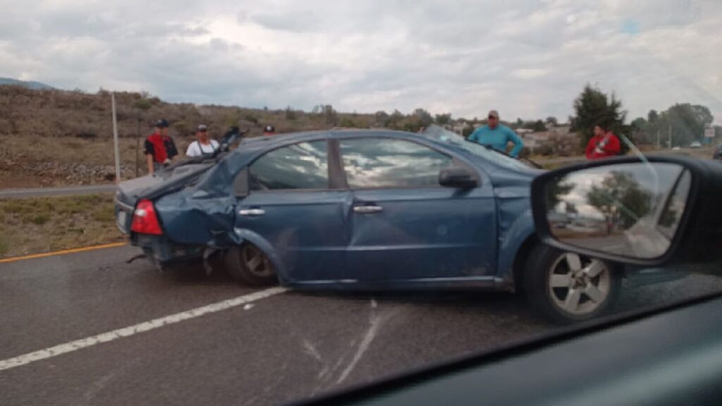 Fuerte accidente en la carretera Morelia - Pátzcuaro