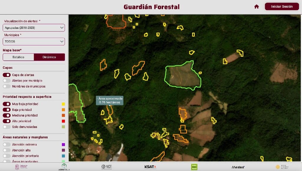 Guardián Forestal por el cuidados del cambio de uso de suelo: Bedolla