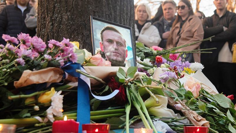 Homenaje a Alexey Navalny en Rusia