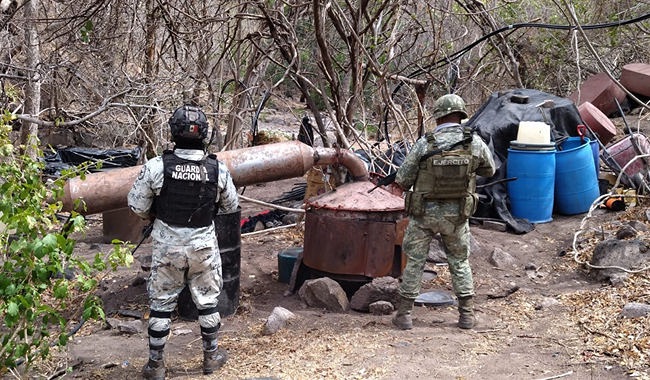 identifican zonas utilizadas para laboratorios clandestinos en Morelia