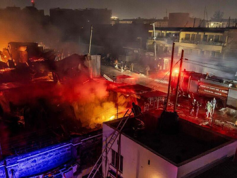 La explosión de gas en Nairobi