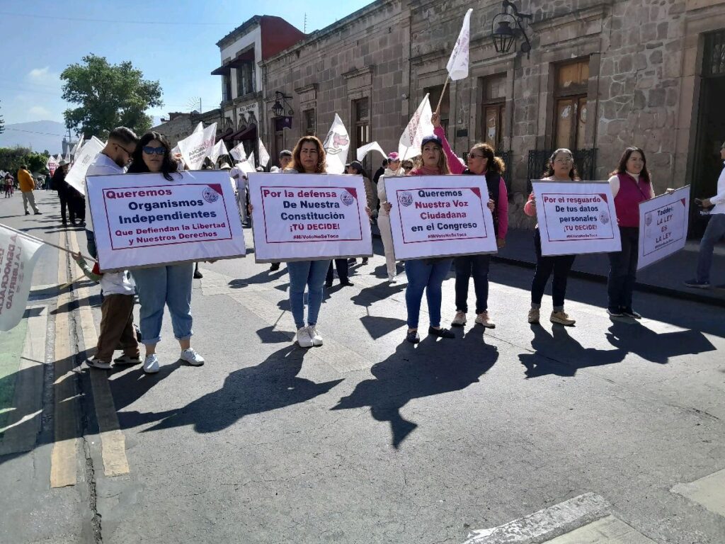 la marcha denuncia agresión a la justicia