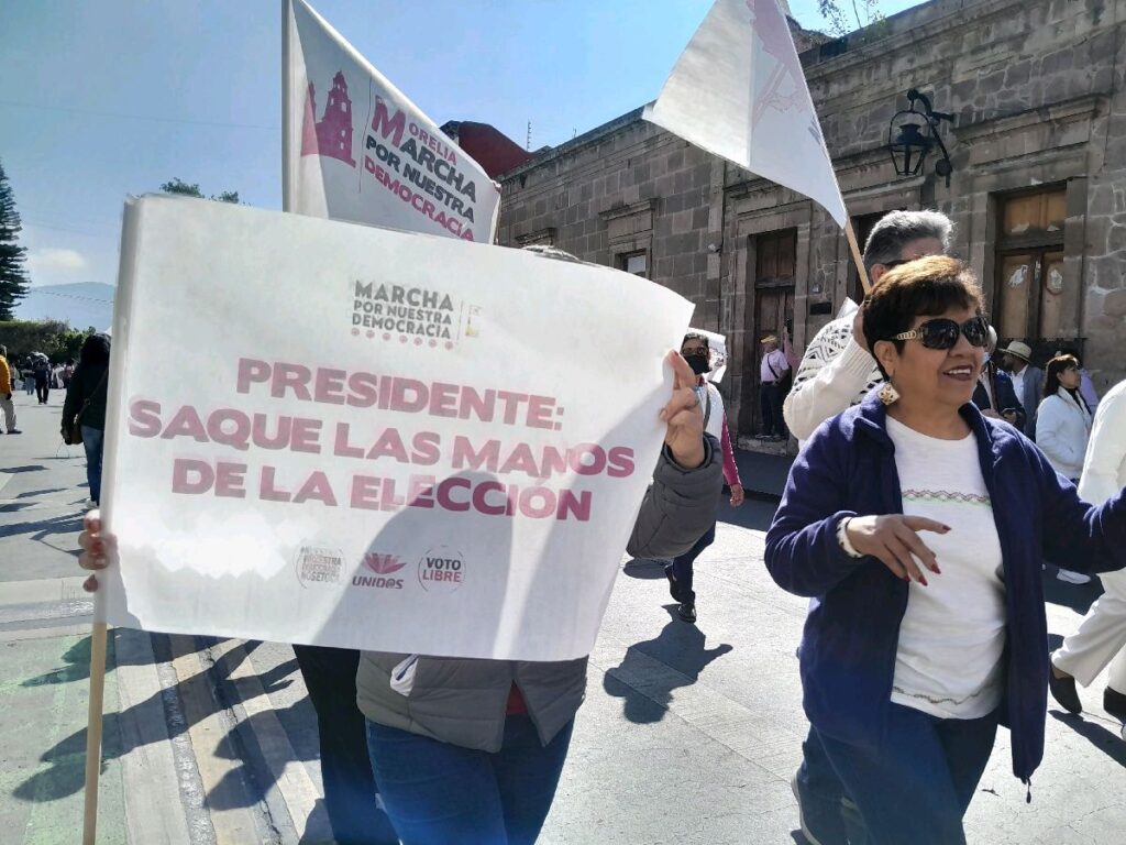 la marcha exigió elecciones libres