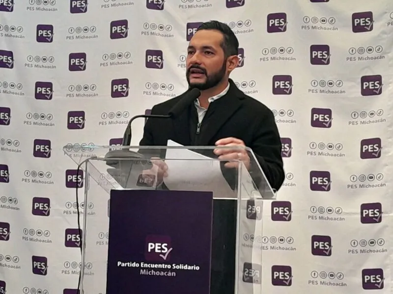 líder del PES expone estrategia electoral en Michoacán