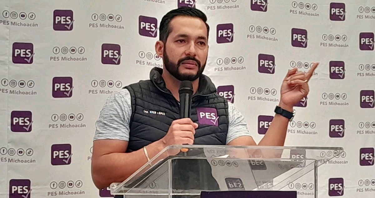 líder estatal del PES anuncia apoyo a Sheinbaum en Michoacán