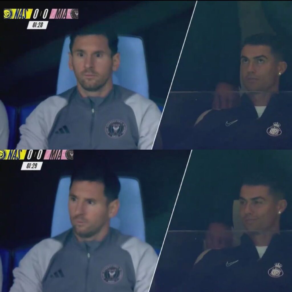 Messi Vs Ronaldo desde las tribunas