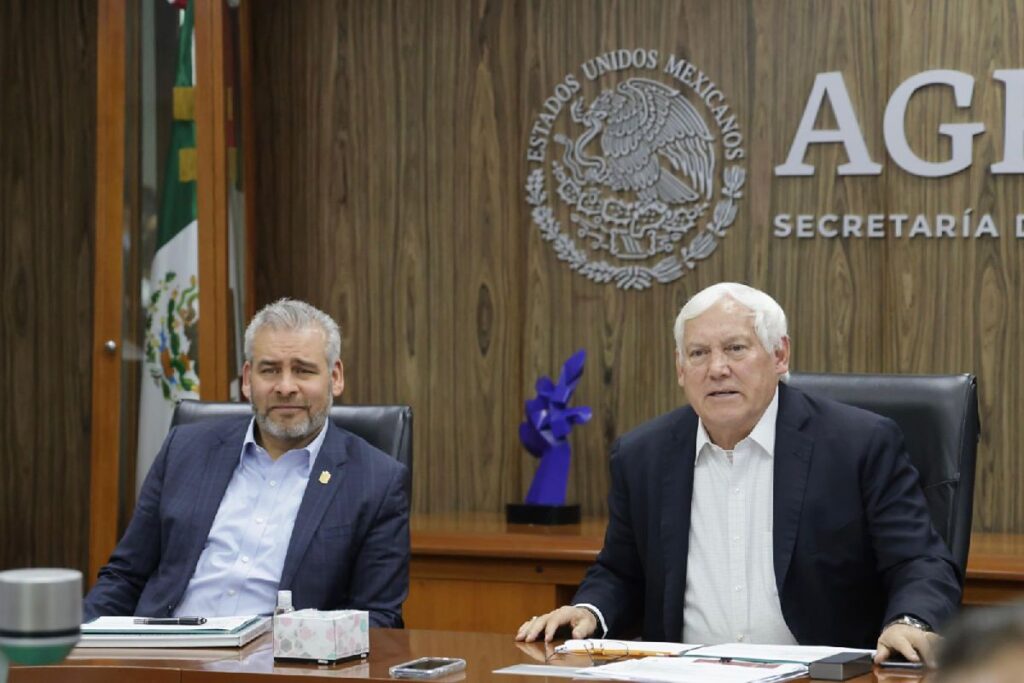 Michoacán se reune con secretaría de agricultura