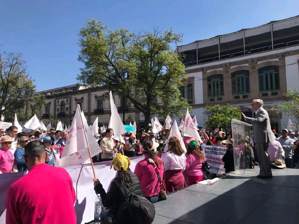 Morelia se sumó a la marcha nacional por la democracia