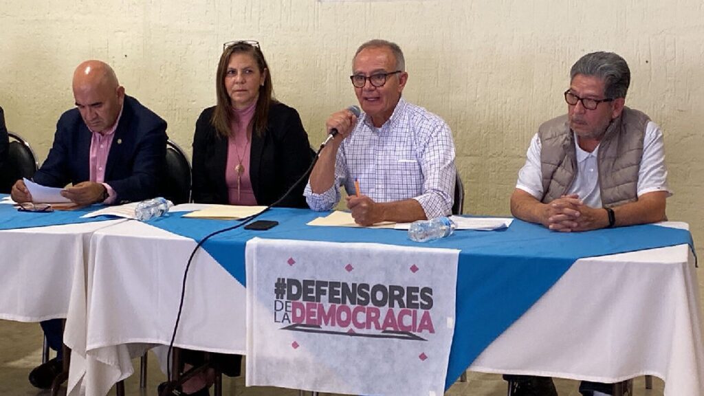 organizadores de la marcha piden a AMLO que las elecciones sean en paz