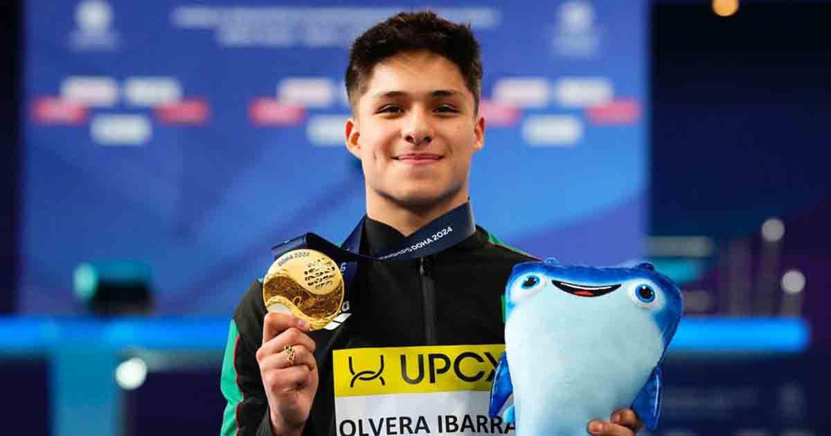 Osmar Olvera conquista el mundial acuático en clavados