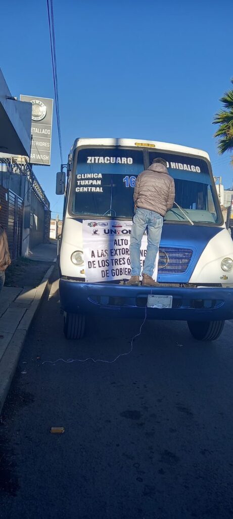 Paro Nacional de Transportistas en México, Antac Michoacán asiste.