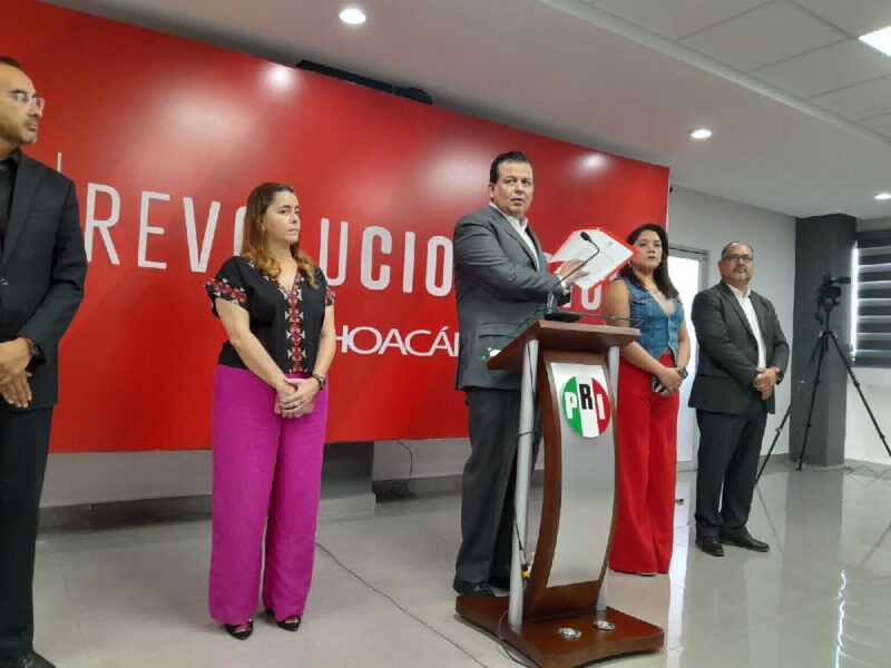 PRI Michoacán señala amenazas electorales en la entidad
