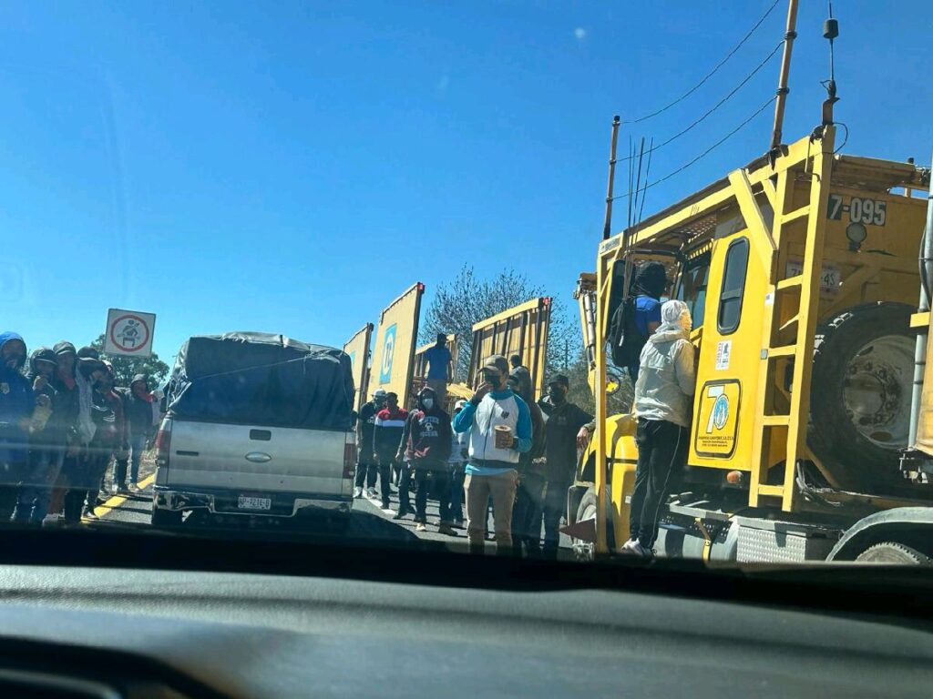 puntos clave de Morelia se vieron con bloqueos