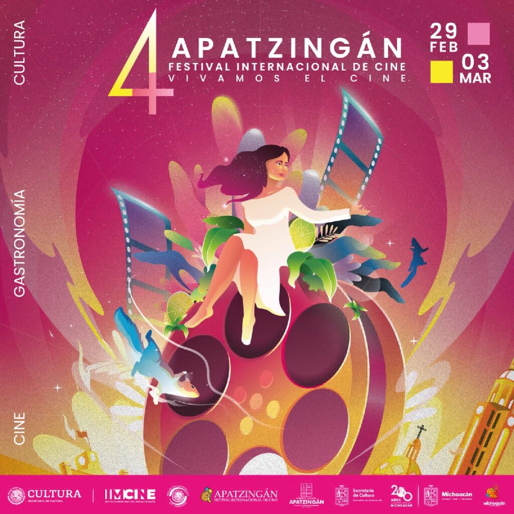 Revelan cartel del Festival de Cine de Apatzingán