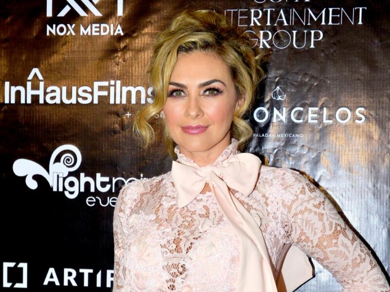 Señalan a Aracely Arámbula de sí recibir pensión de Luis Miguel