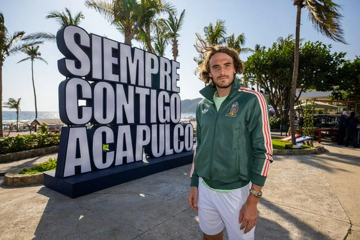 Stefanos Tsitsipas ayuca a la reconstrucción de Acapulco