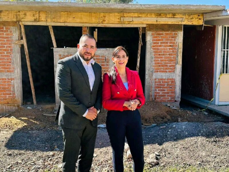 Supervisa Gaby Molina avances en obra “mal hecha” y fuera de norma en Michoacán
