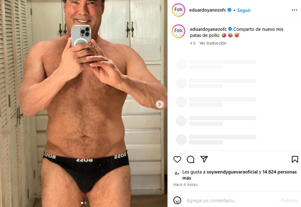Yáñez ha sido criticado por postear fotos íntimas en redes